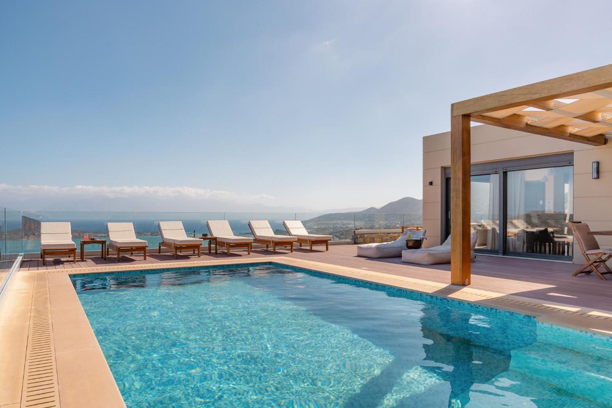 Elounda Panorama Villa Extérieur photo